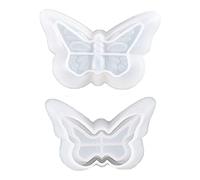 Silicone Storage Case Molds Butterfly Shape Holders Storage Containers Mold with Lid for Creative Minds Ornaments Making Tools