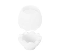 Silicone Storage Case Molds Eggs Shape Holders Storage Containers Mold with Lid for Creative Minds Small Planner Mold