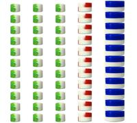 Silicone Storage Containers with Lids, Round Wax Containers, 50 Pcs, 0.07 in (2 ml), 0.11 in (3 ml), 0.19 in (5 ml) Sizes, for Wax, Creams, Medicines, Cosmetics, Portable Travel Size, Easy to Clean