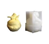 Silicone Storage Jar Jewelry Case Mold Embossed Stripe Container Mold with Lid, Cup Resin Casting Jewelry Storage Box