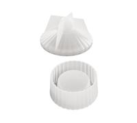 Silicone Storage Jar Mold Jewelry Box Molds Trapezoid Container with Lid Cup Resin Castings Mold DIYs Resin Molds