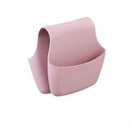 Silicone Storage Organizer with Drain Hole for Sink Designed to Hold Sponges and Cleaning Accessories, Dryness and Order Around the Sink (pink)