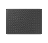 Silicone Stove Top Cover, 71x50cm Heat Resistant Glass Cooktop Protector Mat Induction Hob Protector Mat for Ceramic Hob (Black)