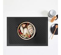 Silicone Stove Top Cover, Induction Hob Protector for Ceramic Hob, Large Heat Resistant Glass Top Cover for Electric Stove, Cooktop Protect Stovetop Mat Dish Drying Mat (Grey 76x53 cm)