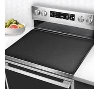 Silicone Stove Top Covers, Heat Resistant Glass Top Stove Cover, For Kitchen Induction Cooker/Counter, Hob Protector Mat Cover(Black)