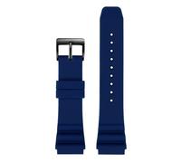 Silicone strap 22mm Compatible With CASIO swordfish diving watch MDV-106 MDV-107 MTP-VD01D efr-303l watchband Orange green men's wrist band(Blue black,22mm)
