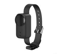 Silicone Strap Case For DJI for OSMO for NANO, Protective Soft Cover With Secure Fit, Ideal For Pet Collar Wrist Backpack Bike Outdoor(Black)