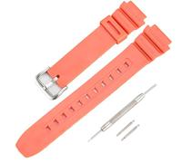 Silicone Strap Compatible with Casio AE-1200WH/1100 SGW-300/400 MRW-200 W218H Watch Band, Men's Women's Replacement Black Rubber Wristwatch Bracelet