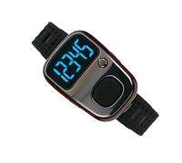 Silicone Strap Digital Counter Clickers with Timer Rechargeable Via USB LED Screen ABS Case for Fitness Rechargeable Digital Counter with Led Screen Timer Silicone Strap Comfort for Easy Counting