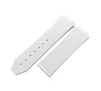 Silicone Strap Fit For Hublot Fusion Series Vertical Stripe Multi-color Men Women Rubber Bracelet Watch Accessories 19x25mm 15x21mm(White,19X25mm)