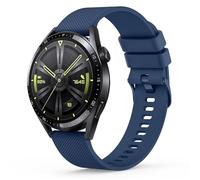Silicone Strap for Huawei Watch 4/4 Pro/3/3 Pro,Honor MagicWatch 2/Watch GS Pro, 22mm Classic Soft Replacement Band compatible with Huawei Watch GT 4 46mm/ GT 3/3 Pro 46 mm/GT 2/2 Pro/2e(Navy blue)