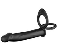 Silicone Strap On Penis Butt Plug Double Penetration Realistic Dildo Silicone Vibrating Cock Ring Dildo Penis Rings Electric Couple Vibrator Love Adult