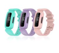 Silicone Straps Compatible with Fitbit Ace 3 for Kids,3 Pcs Strap for Fitbit Ace 3,Strap Fitbit Ace 3 for Kids,Watch Straps Silicone Wristband Replacement Straps for Kids Fitbit Strap Boys Girls