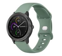 Silicone Straps Compatible with Garmin Vivoactive 5 Watch Strap/Vivoactive 6/3/3 Music, 20mm Soft Sport band Replacement for Venu Sq 2/Venu/Venu Sq & Forerunner 55/165/245/645 (Avocado)