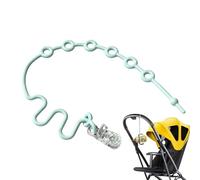 Silicone Straps for Toys - Lightweight Adjustable Teether Harness, Stroller Pacifier Clip | Toy Safety Strap for Car Seat Crib Travel Bags Bottle Holder