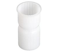 Silicone Striped Candle Shape - Pillar Geometric, Aesthetic Decorative Mould, DIY Scented Candle, Tool Making | Creative Craft Supplies for Homemade Soy Wax Wedding Party