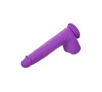 Silicone Studs 7" Gyrating and Thrusting Dildo - Purple