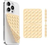 Silicone Suction Cup Phone Case Mount Double Sided - Klearlook Silicon Sticky Phone Grip with Higher Suction Power,Suction Pad Hands-Free Smartphone Accessories Holder for Selfies & Videos,Lemon