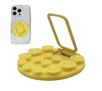Silicone Suction Cup Phone Case Mount, Strong Adsorption Phone Case Grip, Anti-Slip Reusable Suction Cup Cellphone Stand for Center Console Offices Desktop