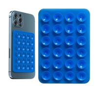 Silicone Suction Cup Phone Mount Hands-Free Anti-Slip Adhesive Square | Hands-Free Fidgets Toy Mirror Shower Phone Holder Removable Universal Silicone Wall Mount for Kitchen Bathroom Dressing Tabl