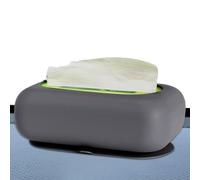 Silicone Suction Cup Tissue Box - Tissue Box Cover, Tissue Holder with Suction Cup | Multipurpose Suction Cup Rectangle Tissue Box for Bathroom, Car, Living Room, Kitchen, (7.09x4.13x2.56 Inches)