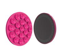 Silicone Suction Phone Case Attachment - Master Your Hands-Free Content, Magnetic Sticky Stand for Mirrors, Glass & Gym Racks, Washable Non-Slip Grip | Perfect Selfies Videos, Pink 1pc