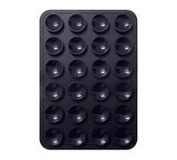 Silicone Suction Phone Case Mount - Grain Smartphone Sticky Stand | Stiick-on Phone Grip Suction | Pad | Cup Cell Back Grips for Picture Video and Live Streaming