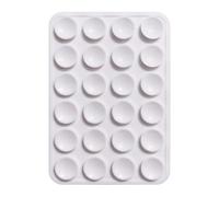 Silicone Suction Phone Case Mount - Grain Smartphone Sticky Stand | Stiick-on Phone Grip Suction | Pad | Cup Cell Back Grips for Picture Video and Live Streaming
