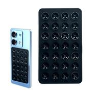 Silicone Suction Phone Case | Strong Grip Holder | Double Sided Suction Cup Phone Holder | Colourful Sticky Pad | Non Slip | Hands-Free Fidget Toy | For Shower Mirror And Car Selfie 9.4x5.4x0.6cm