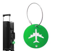 Silicone Suitcase Tags - Travel Luggage ID Labels, Tşa Approved Privacy Protector | Durable Name Card Holder for Bag Suitcase Carry On Travel Safety Identification Applicable Scenes Sturdy and reliab