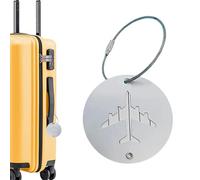 Silicone Suitcase Tags - Travel Luggage ID Labels, Tşa Approved Privacy Protector | Durable Name Card Holder for Bag Suitcase Carry On Travel Safety Identification Applicable Scenes Sturdy and Reliab