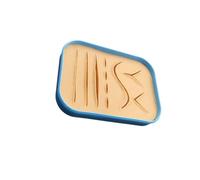 Silicone Suture Practice Skin Model, 15 X 11 Cm Suturing and Knot Tying Practice Tool for Teaching and Skills Lab Use Suturing Trainer Needle Board Nursing Training Study Model Classroom Demo Knot Pad