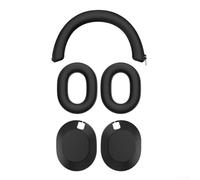 Silicone Sweatproof Case Cover for Sony WH1000XM6 Headphones Flexible Protection for Outdoor Activities (Black)