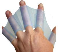 Silicone Swim Gear Fins Hand Webbed Flippers Training Glove Fingers Hand Palm Webbed Flippers Training Gloves Water Resistance，Swimming Aquatic Gloves