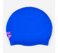 Silicone Swimming Cap For Long Hair - Blue Pink