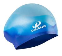 Silicone Swimming Cap for Long Hair, Ergonomic 3D Design Silicone Swimming Cap for Women Kids Men Adults Boys Girls with Ear Plug and Nose Clip (Blue