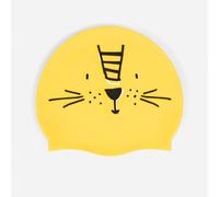 Silicone Swimming Cap Yellow Lion