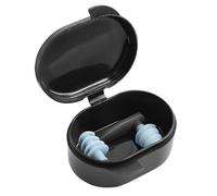 Silicone Swimming Earplugs - 4-Layer Waterproof Design | Professional Surf & Swim Ear Plugs for Adults, Comfortable Noise Cancelling Sleep & Study Protection with Storage Case (Blue, M/L)