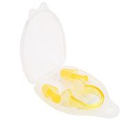 Silicone Swimming Earplugs Nose Clip Plugs Swimming Sets with Box Package, Ear Nose Protector Plugs Earplugs for Adults Kids (Yellow)