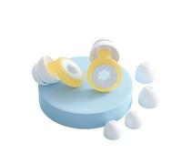 Silicone Swimming earplugs, Sleeping soundproof earplugs, Anti-Noise Dormitory nap Tools, 6 Colors Optional(Yellow)