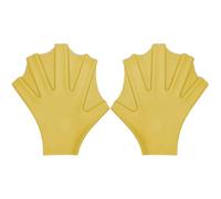 Silicone Swimming Paddles - 20 x 18 cm Hand Fins with Duck Weave | Swimming Training Non-Slip Finger Diving Gloves for Pool | Snorkeling for Beginners and Adults (2-Pack) | Swimming Gloves