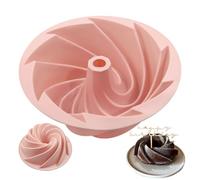 Silicone Swirl - Ribbed Cake Mould Tray, Baking Mould with Non-Stick Release, Oven Safe Kitchen Dessert Mould, Pudding Gelatin - Mould Pan | Baking Supply Kitchen Appliances For