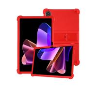 Silicone Tablet Case for Blackview MEGA 2 12 inch Tablet with Full Coverage, Shockproof, Anti-scratch, Adjustable Stand, and Soft Silicone Cover,Red