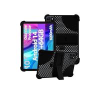 Silicone Tablet Case for Ckypad Ctab10 10inch with Full Coverage, Shockproof, Anti-scratch, Adjustable Stand, Soft Silicone Cover, Multi-Hole Design for Better Heat Dissipation,Black