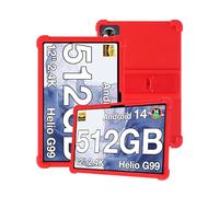 Silicone Tablet Case for DOOGEE T20 Ultra/Tab E3+ / T40Pro 12inch Tablet with Full Coverage, Shockproof, Anti-scratch, Adjustable Stand, and Soft Silicone Cover,Red