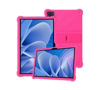 Silicone Tablet Case for DOOGEE T30 Pro/DOOGEE T30S/DOOGEE T30 Ultra/DOOGEE T30SE 11 inch Tablet with Full Coverage, Shockproof, Anti-scratch, Adjustable Stand, and Soft Silicone Cover,Rose