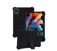 Silicone Tablet Case for DOOGEE T30E 11 inch Tablet with Full Coverage, Shockproof, Anti-scratch, Adjustable Stand, Soft Silicone, and Multi-hole Design for Fast Heat Dissipation, Black
