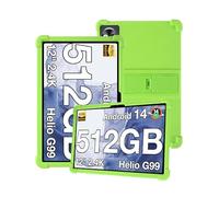 Silicone Tablet Case for DOOGEE Tab E3+ / T40Pro / T40 Pro/AvidPad A90 12inch Tablet with Full Coverage, Shockproof, Anti-scratch, Adjustable Stand, and Soft Silicone Cover,Green