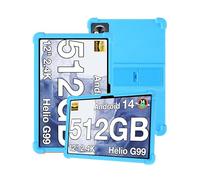 Silicone Tablet Case for DOOGEE Tab E3+ / T40Pro / T40 Pro/AvidPad A90 12inch Tablet with Full Coverage, Shockproof, Anti-scratch, Adjustable Stand, and Soft Silicone Cover,Lightblue