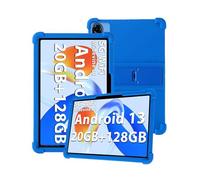 Silicone Tablet Case for DOOGEE U10 Pro 10.1inch with Full Coverage, Shockproof, Anti-scratch, Adjustable Stand, and Soft Silicone Cover,Blue